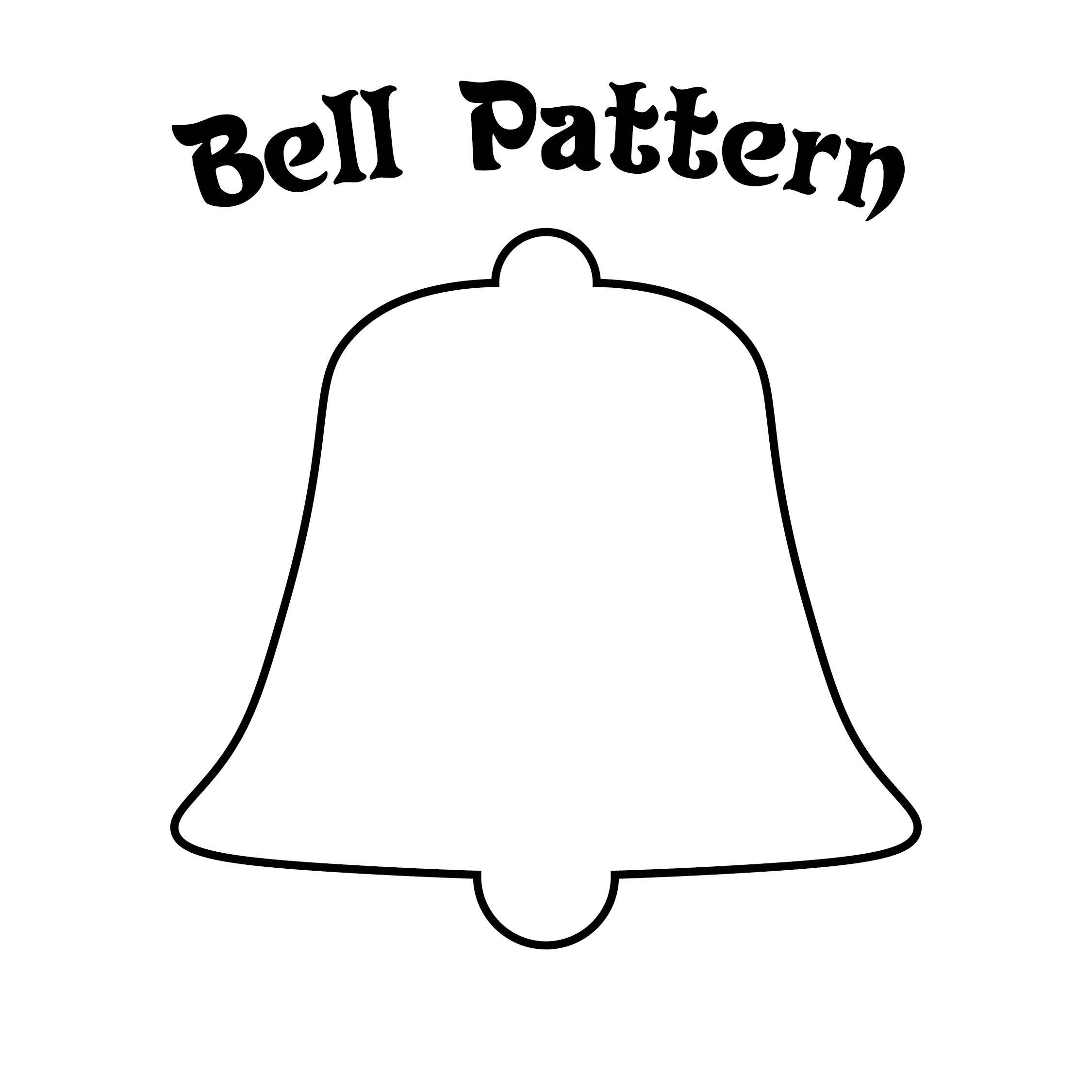 10 Best Christmas Bell Template Printable PDF For Free At Printablee Christmas Bells Christmas Bells Drawing Template Printable