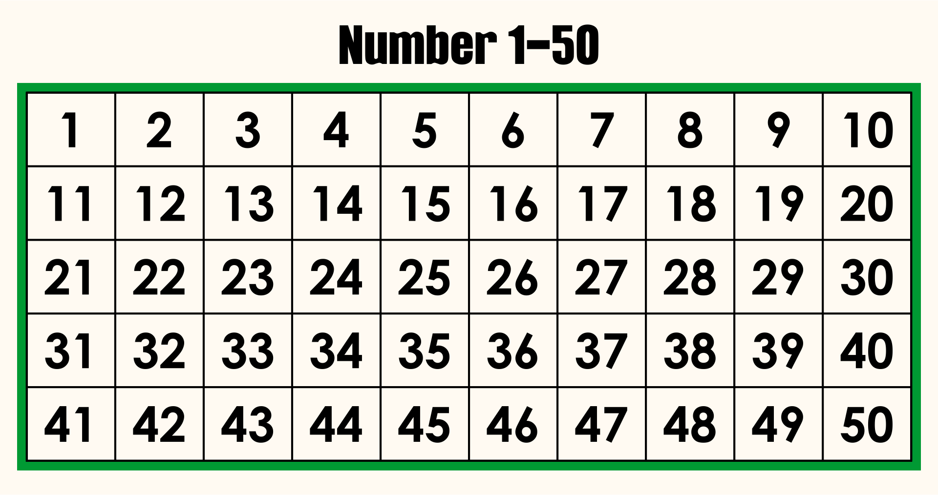 10 Best Printable Number Grid 1 50 PDF For Free At Printablee Number Grid Printable Numbers Large Printable Numbers