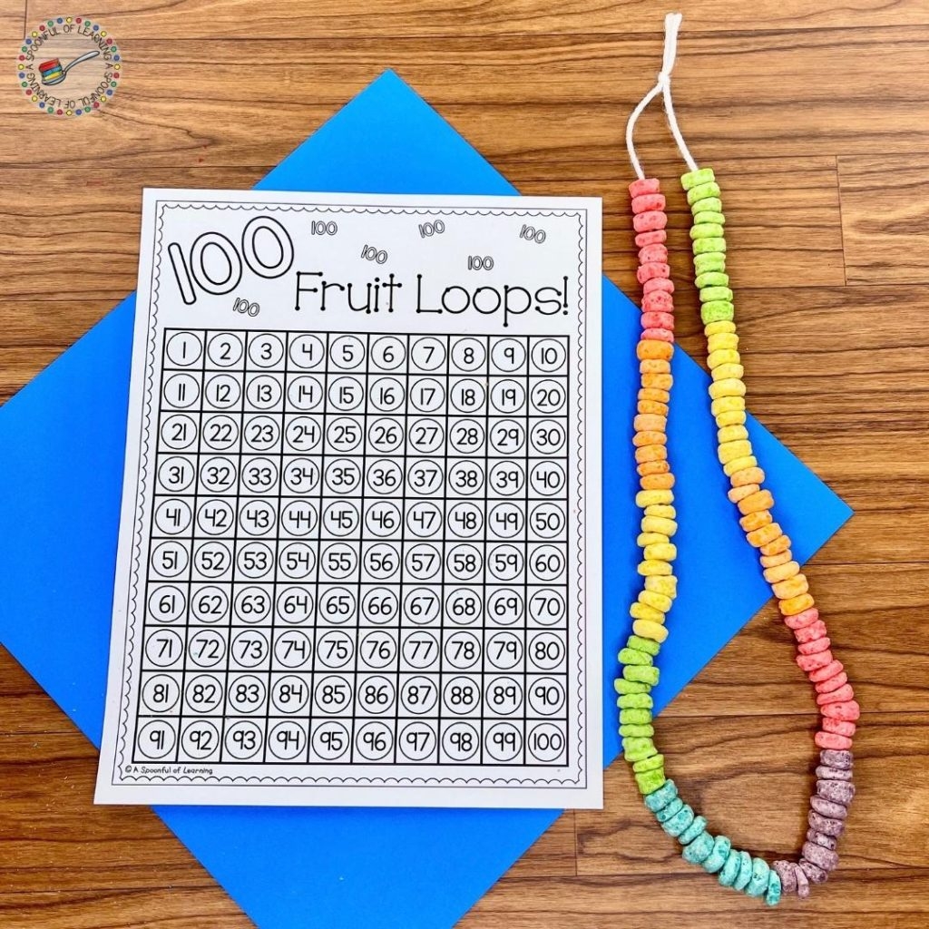 100th Day Of School Crafts For Kindergarten A Spoonful Of Learning
