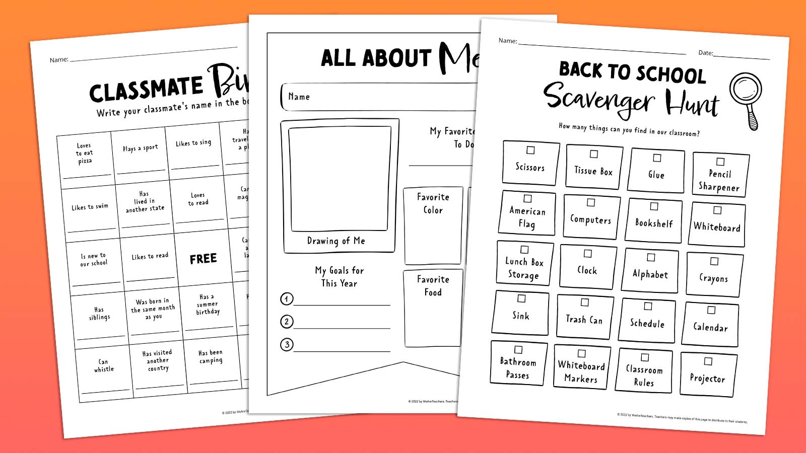 12 Fun First Day of School Worksheets Free Printables 