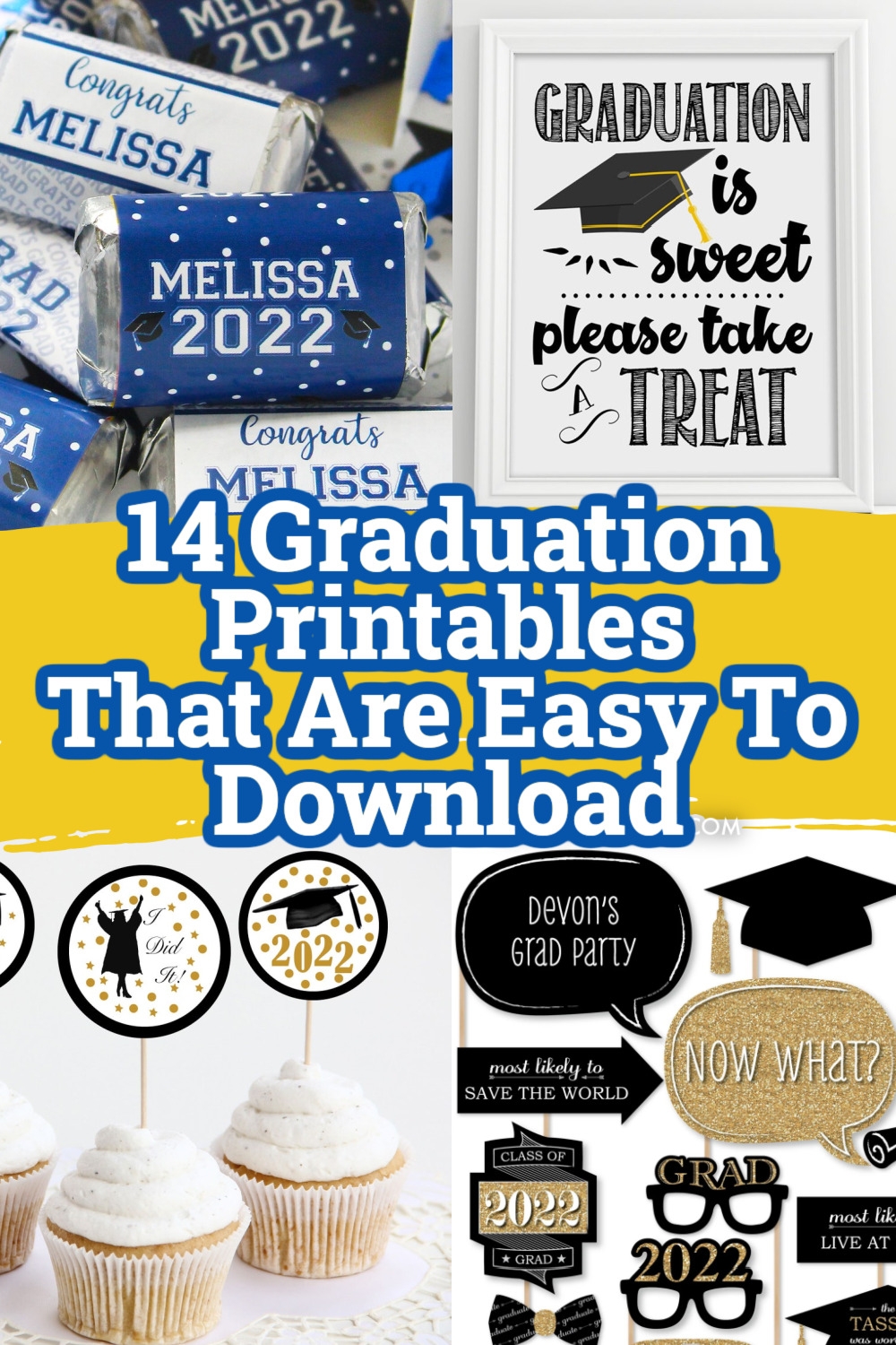 14 Graduation Printables That Are Easy To Download Oh My Creative