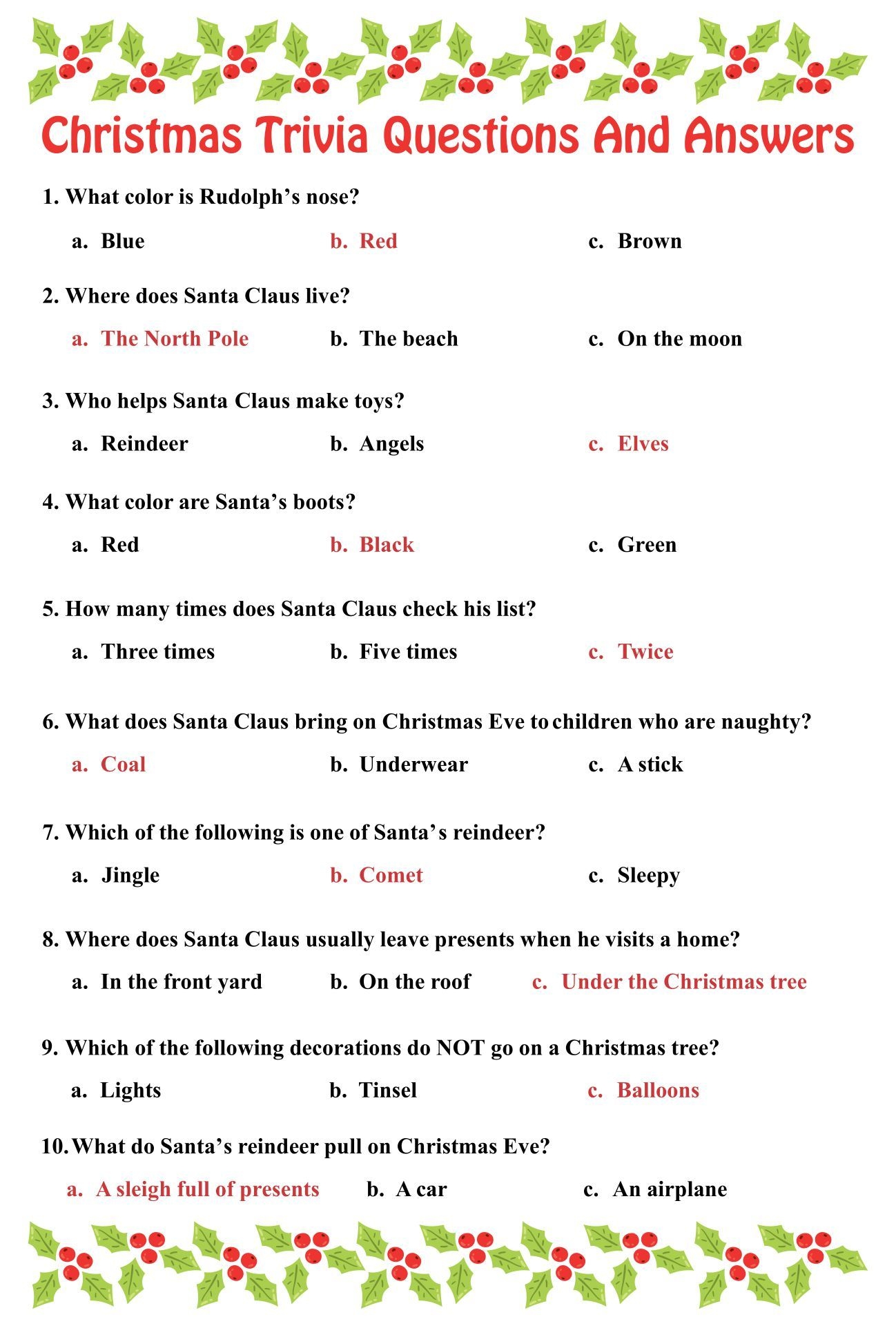 15 Best Printable Christmas Trivia Questions PDF For Free At Printablee Christmas Trivia Christmas Trivia Questions Christmas Quiz