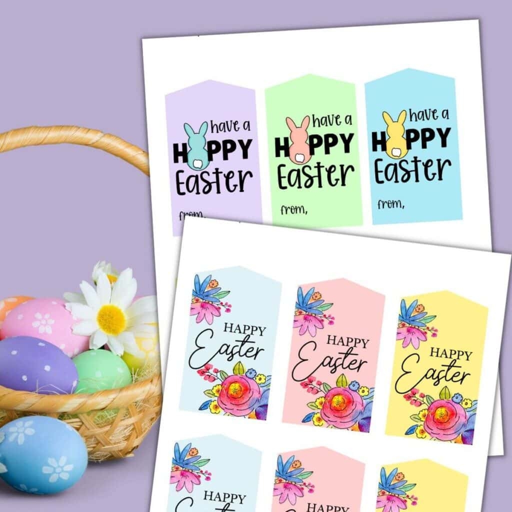 16 Free Printable Easter Gift Tags For Some Bunny Special 