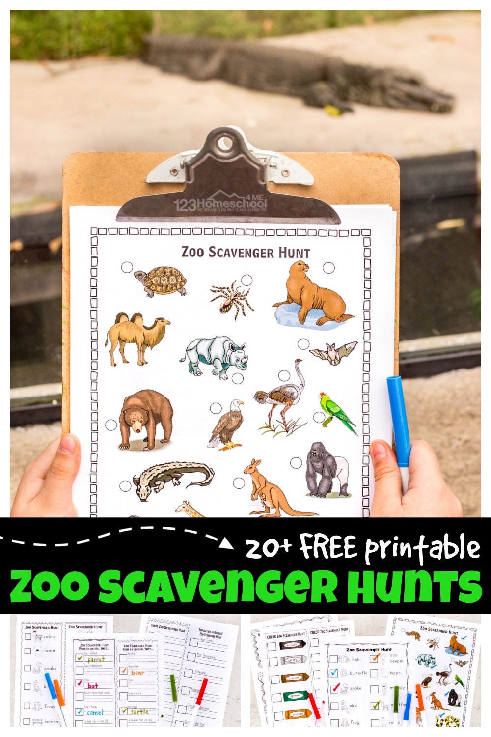  20 FREE Zoo Scavenger Hunt Printables For Kids S For Kids