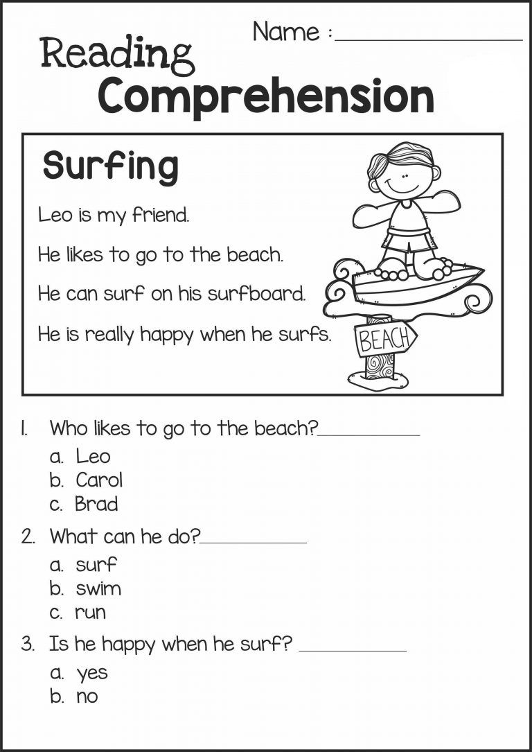 2nd Grade Reading Worksheets Best Coloring Pages For Kids 2nd Grade Reading Worksheets Reading Comprehension Worksheets Kindergarten Reading Worksheets