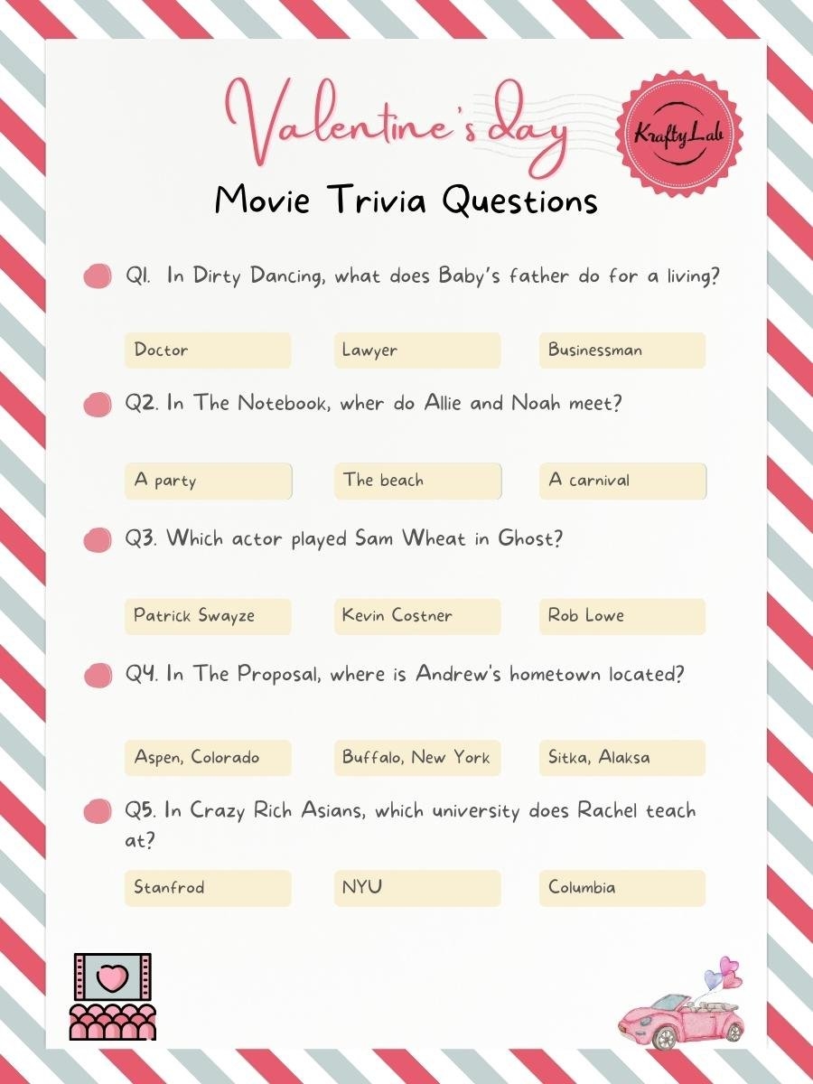 40 Fun Valentine s Day Movie Trivia Questions For Work