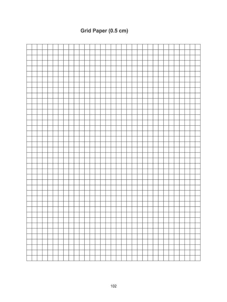 5 Cm Grid Paper Printable Fill Online Printable Fillable Blank PdfFiller