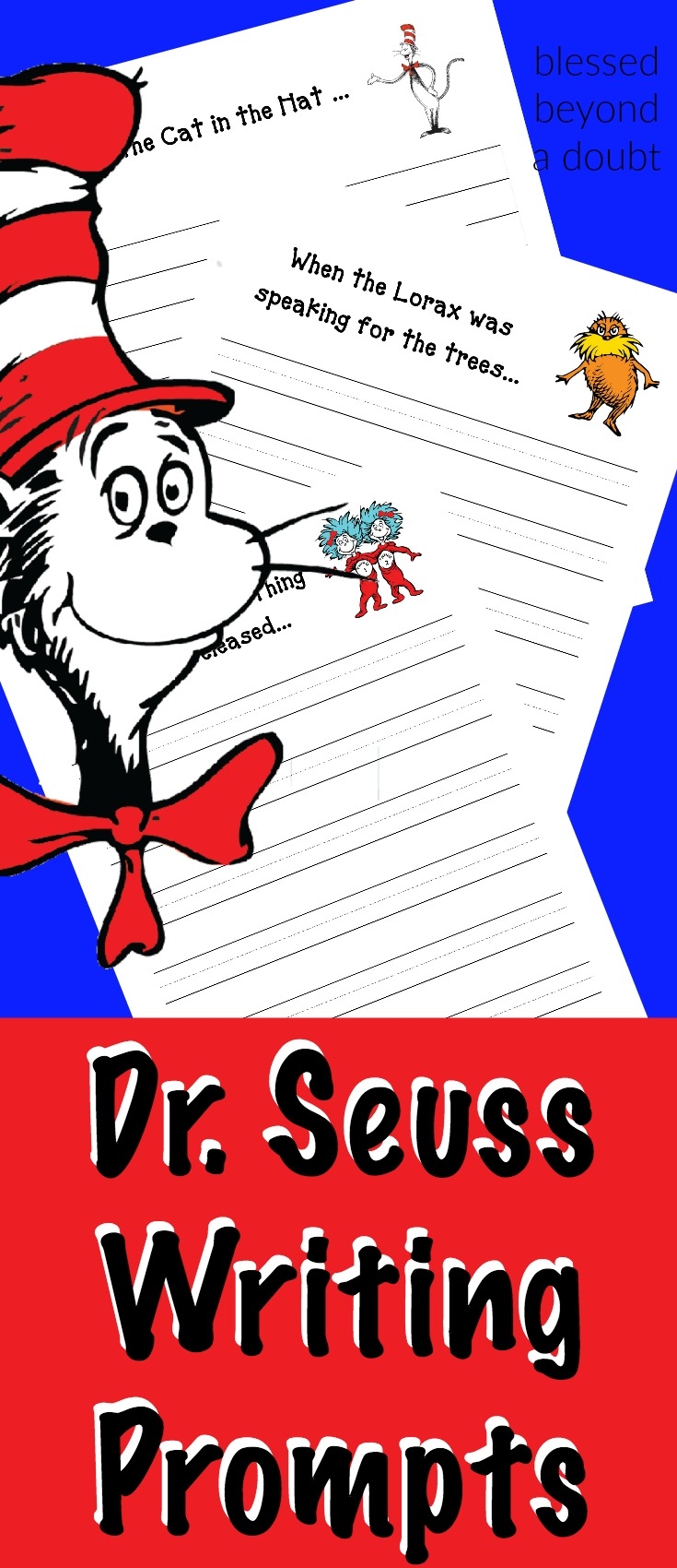 6 FREE Dr Seuss Writing Prompts Blessed Beyond A Doubt