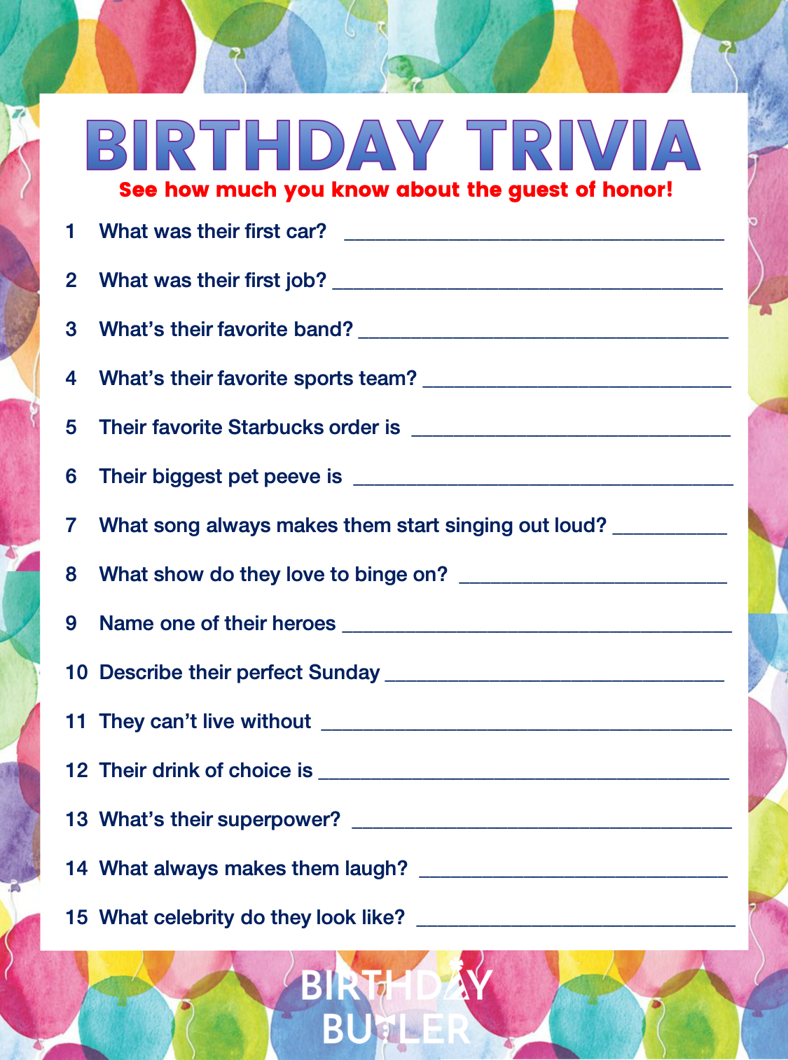 Add Oomph To Your Next Party With Birthday Trivia Adult Birthday Party Games 50th Birthday Party Games Birthday Questions