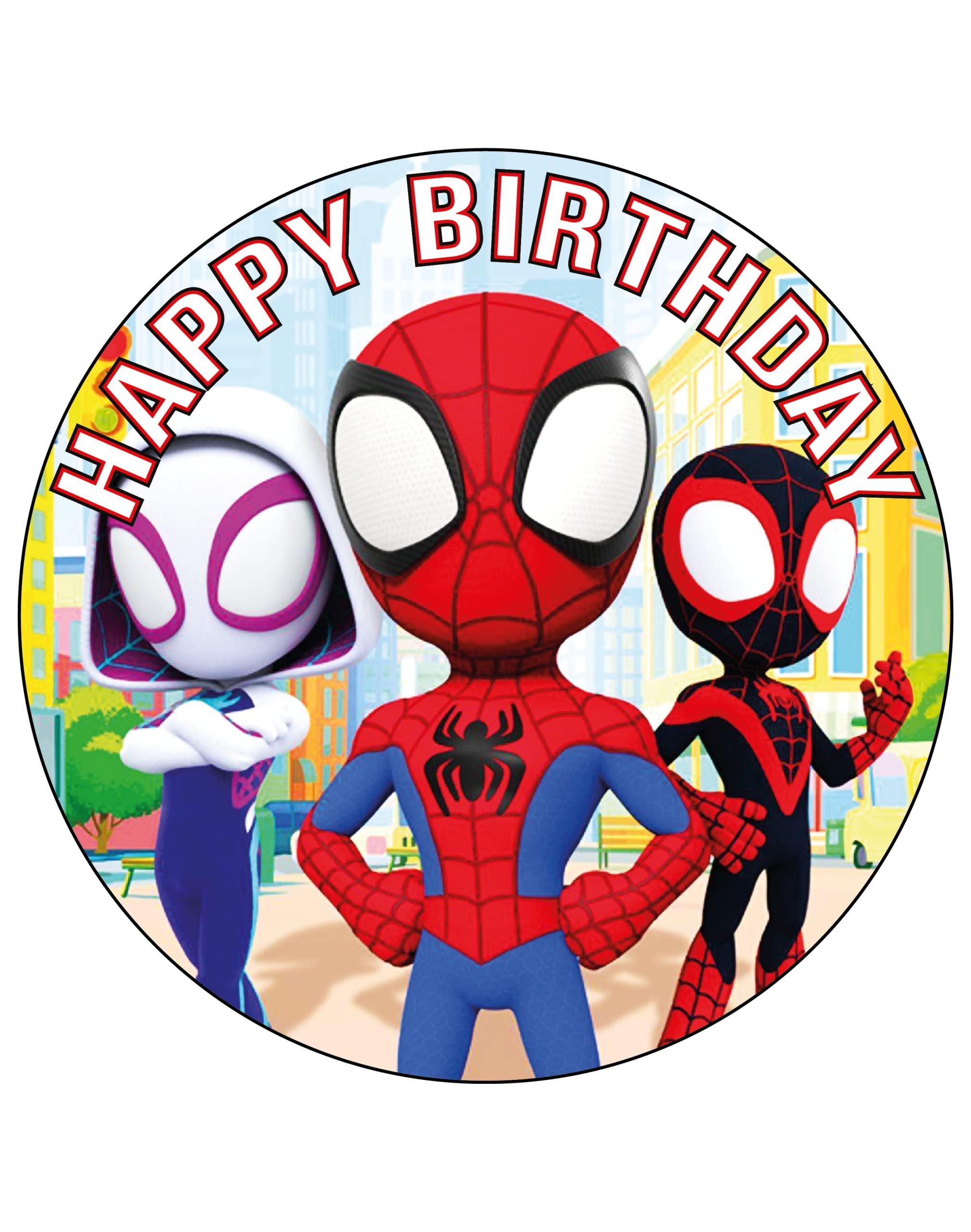 Spidey And His Amazing Friends Cake Topper Printable