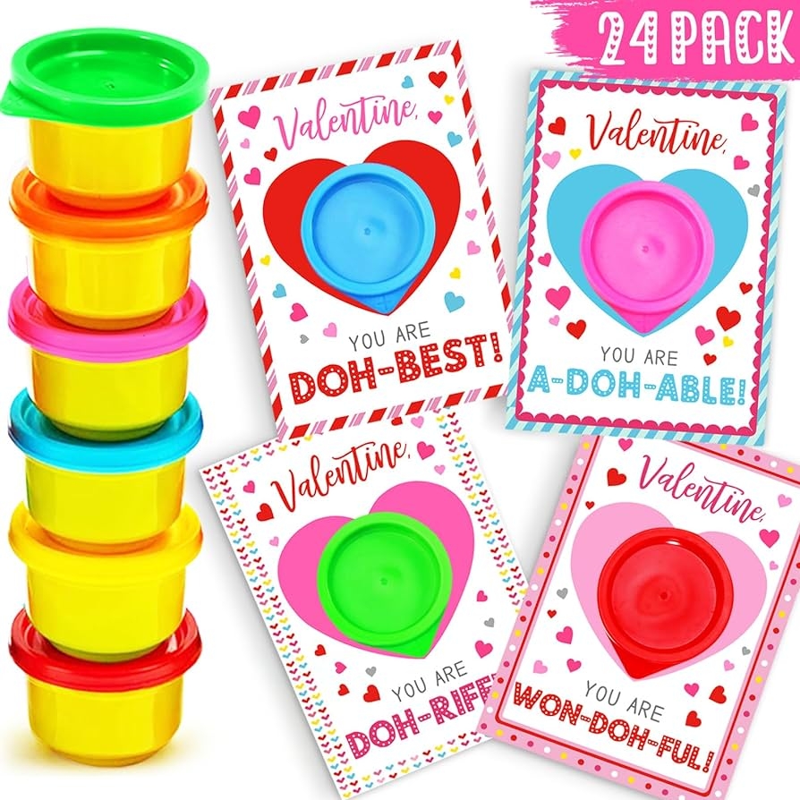 Play Doh Valentines Printables