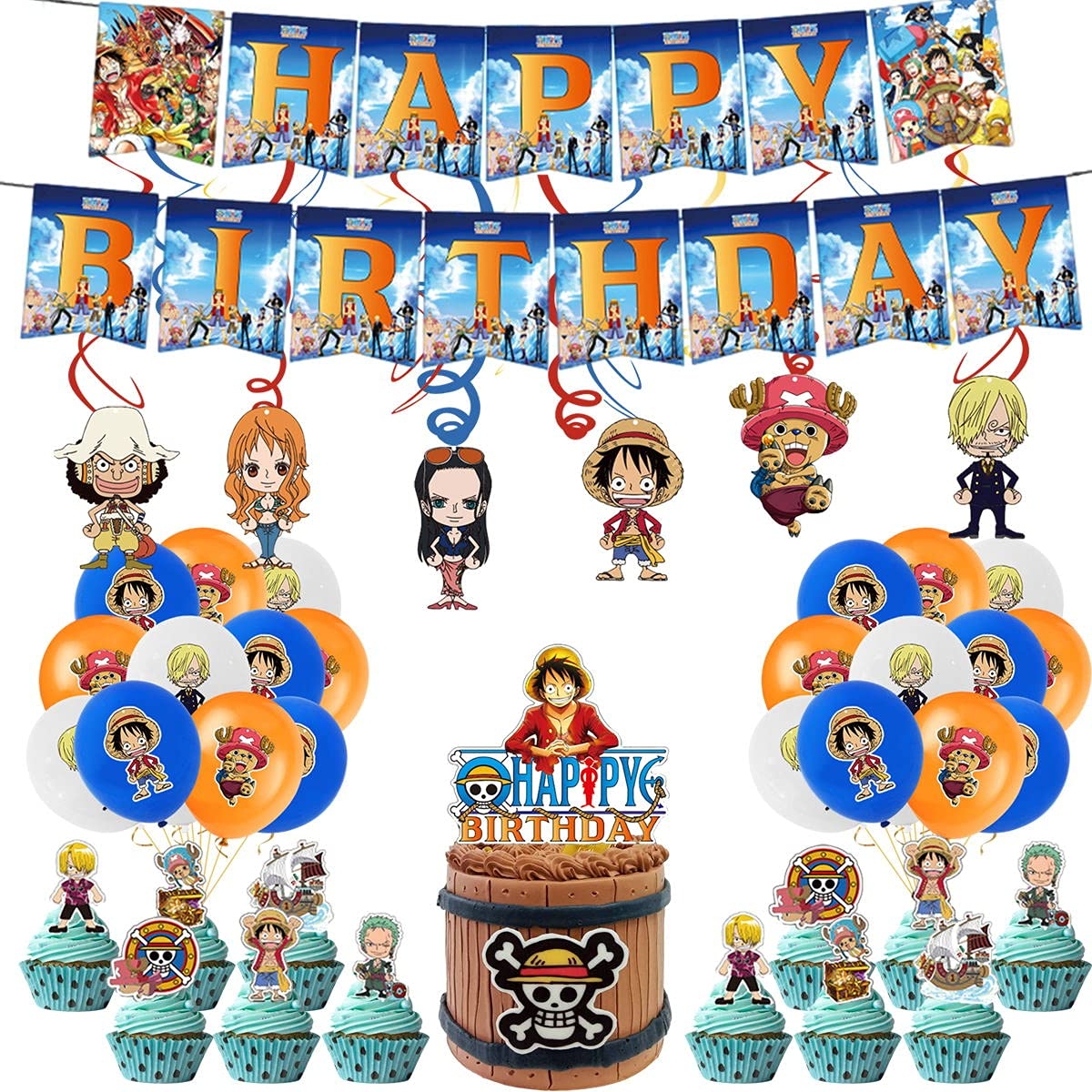 One Piece Cake Topper Printable