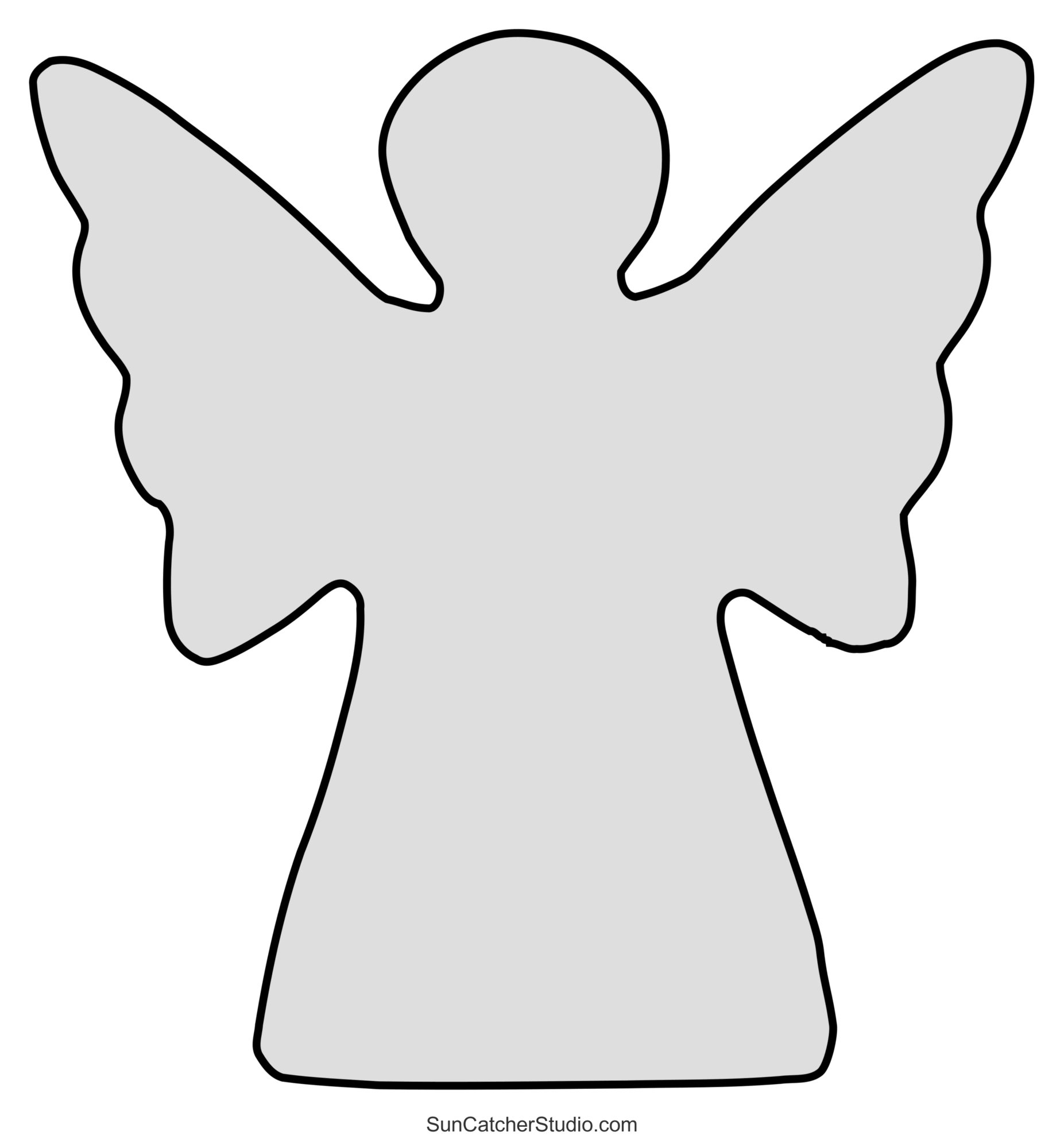 Angel Templates And Stencils Free Printable Patterns DIY Projects Patterns Monograms Designs Templates
