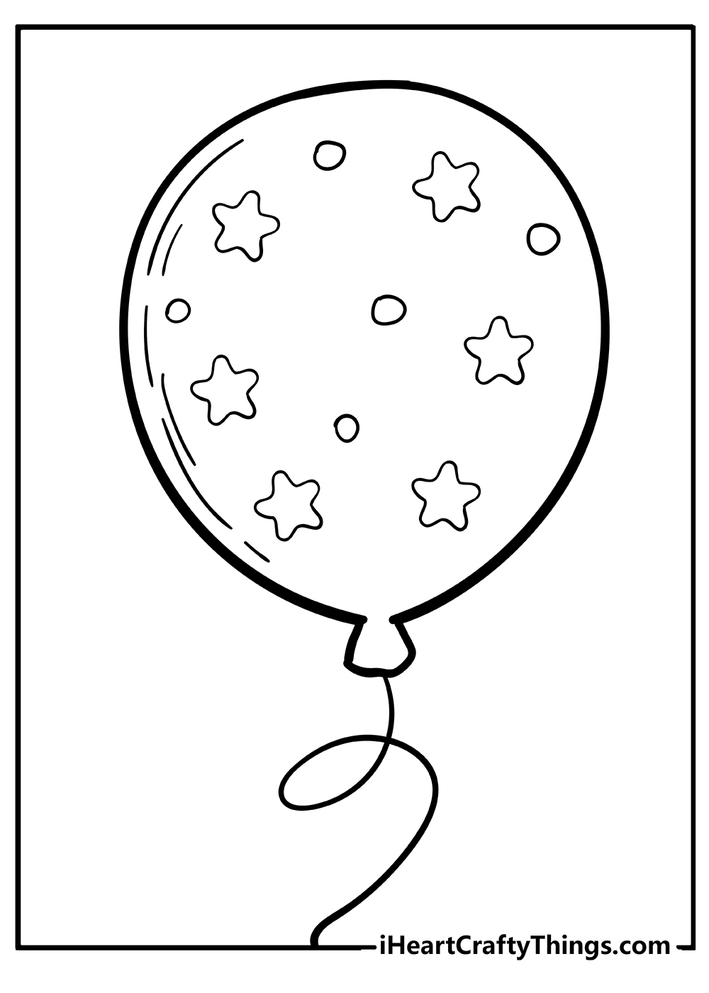 Free Printable Balloon Template