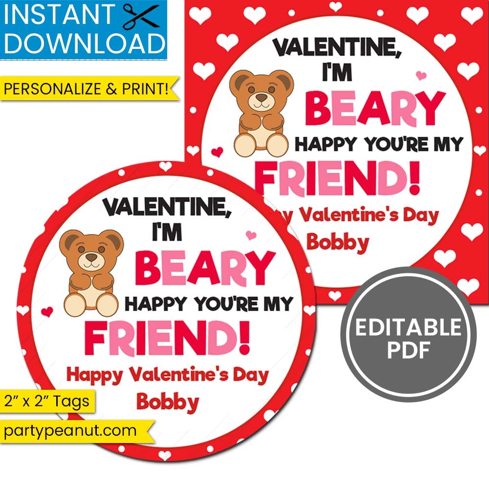 Printable Valentines Gift Tags