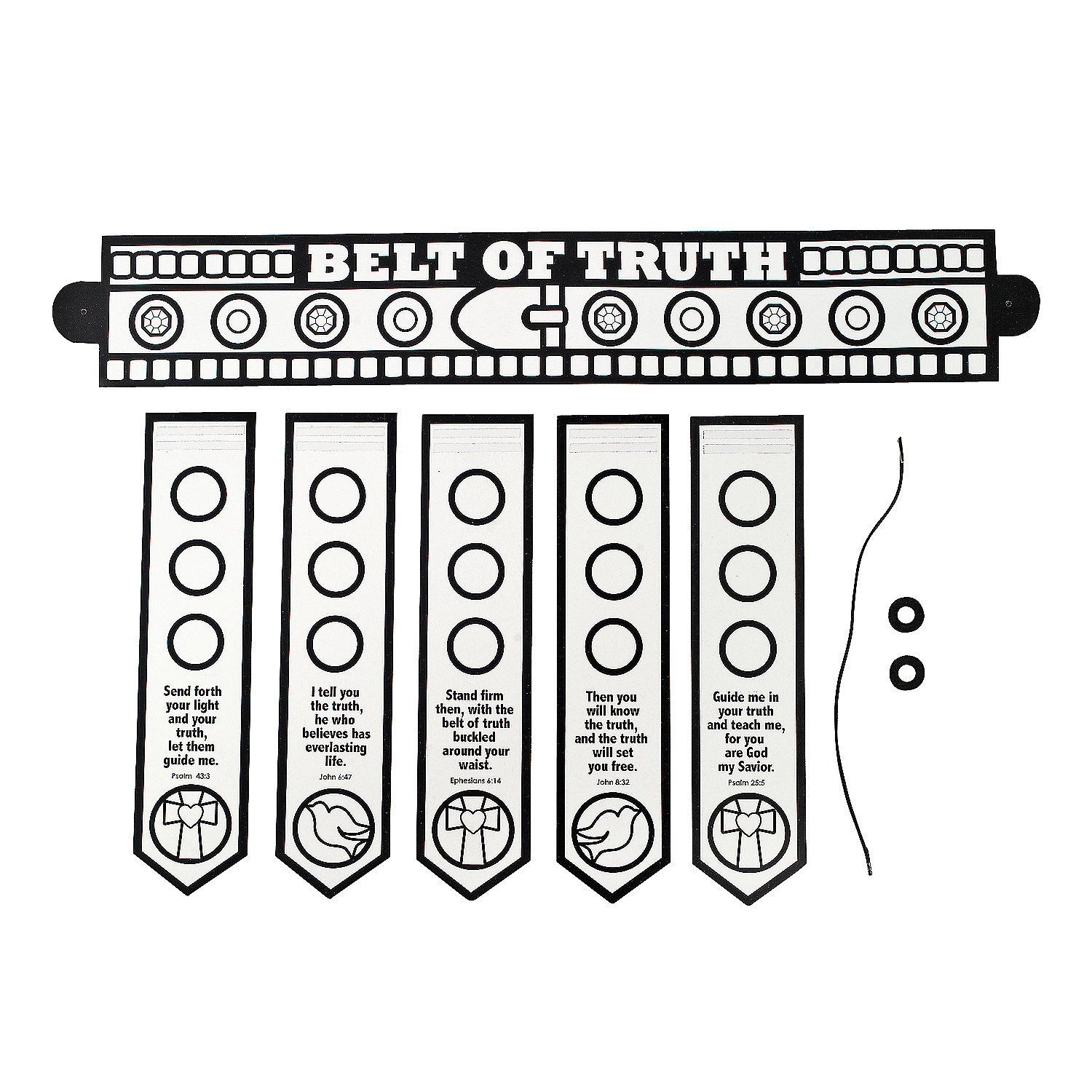 Belt Of Truth Printable Template Printable Templates Free