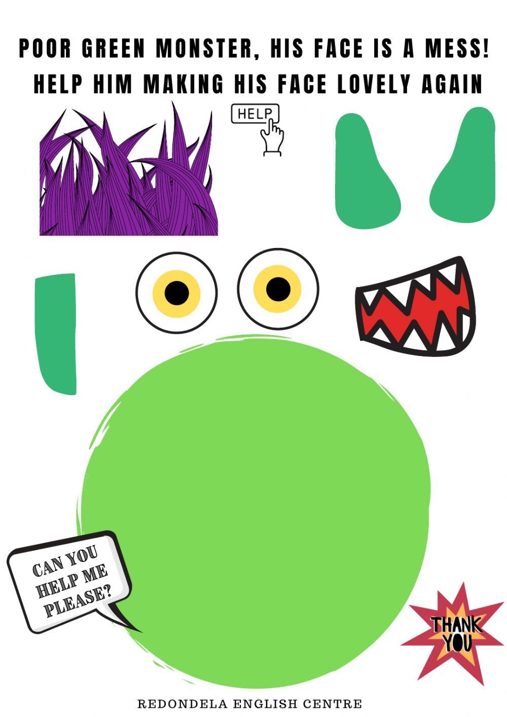 Go Away Big Green Monster Printables