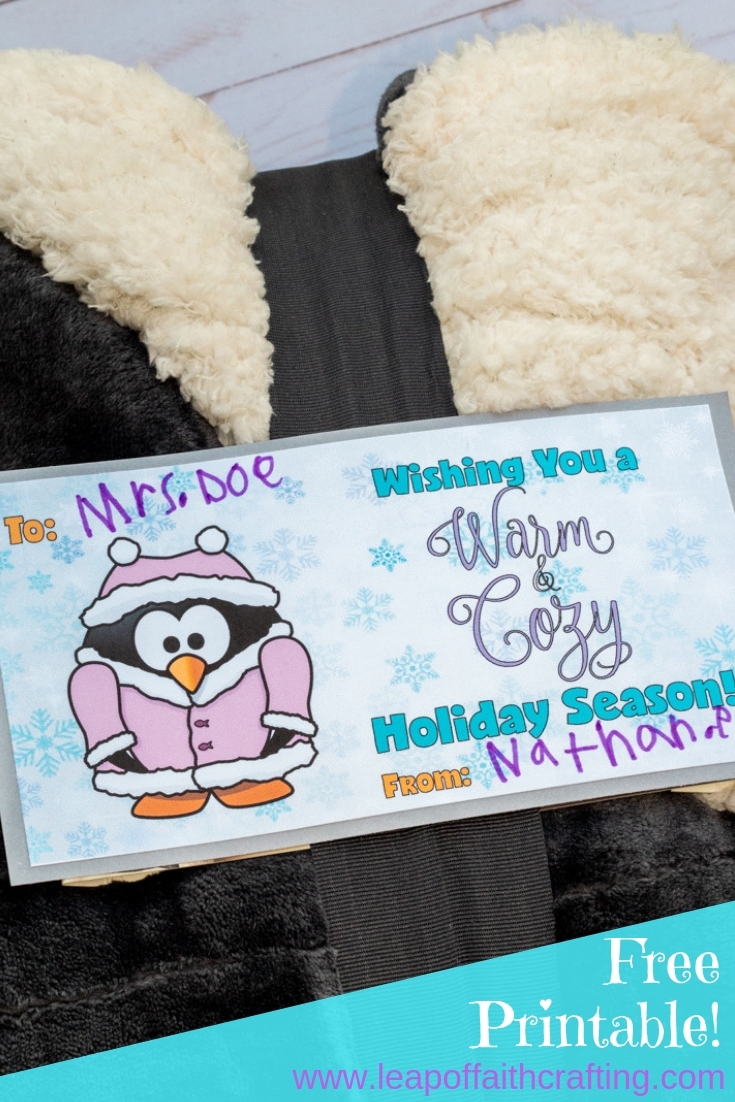 Blanket Gift Tag Printable Use This Cute Tag With A Gift People Will Love Leap Of Faith Crafting