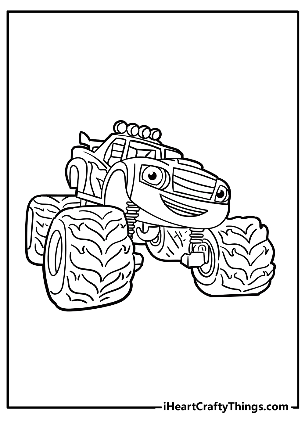 Blaze Coloring Pages 100 Free Printables 