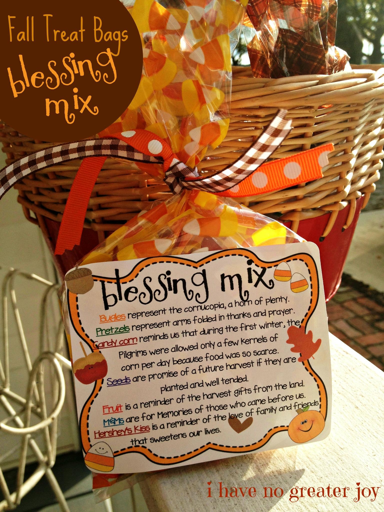 Blessing Mix printable I Have No Greater Joy