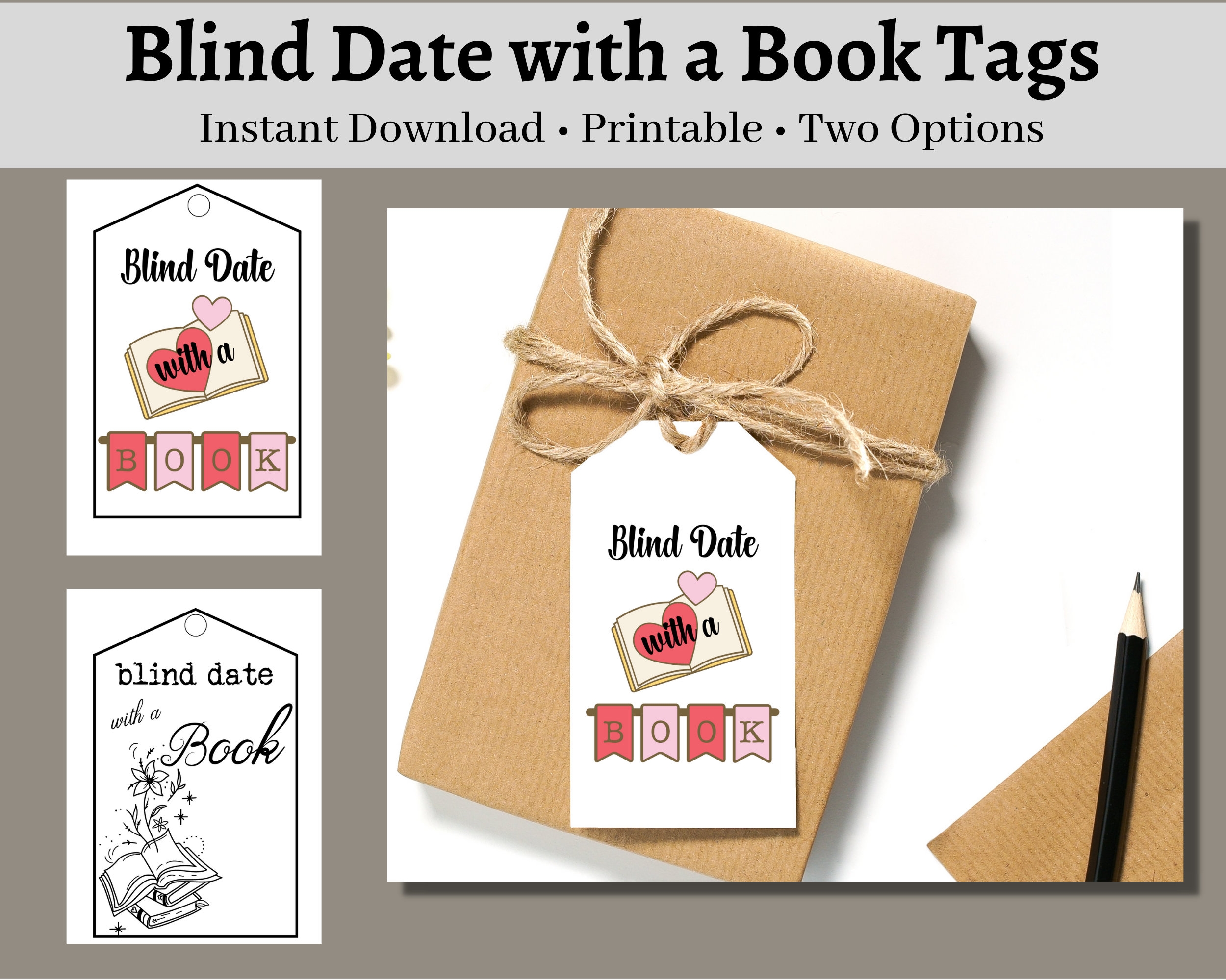 Blind Date With A Book Tag Etsy