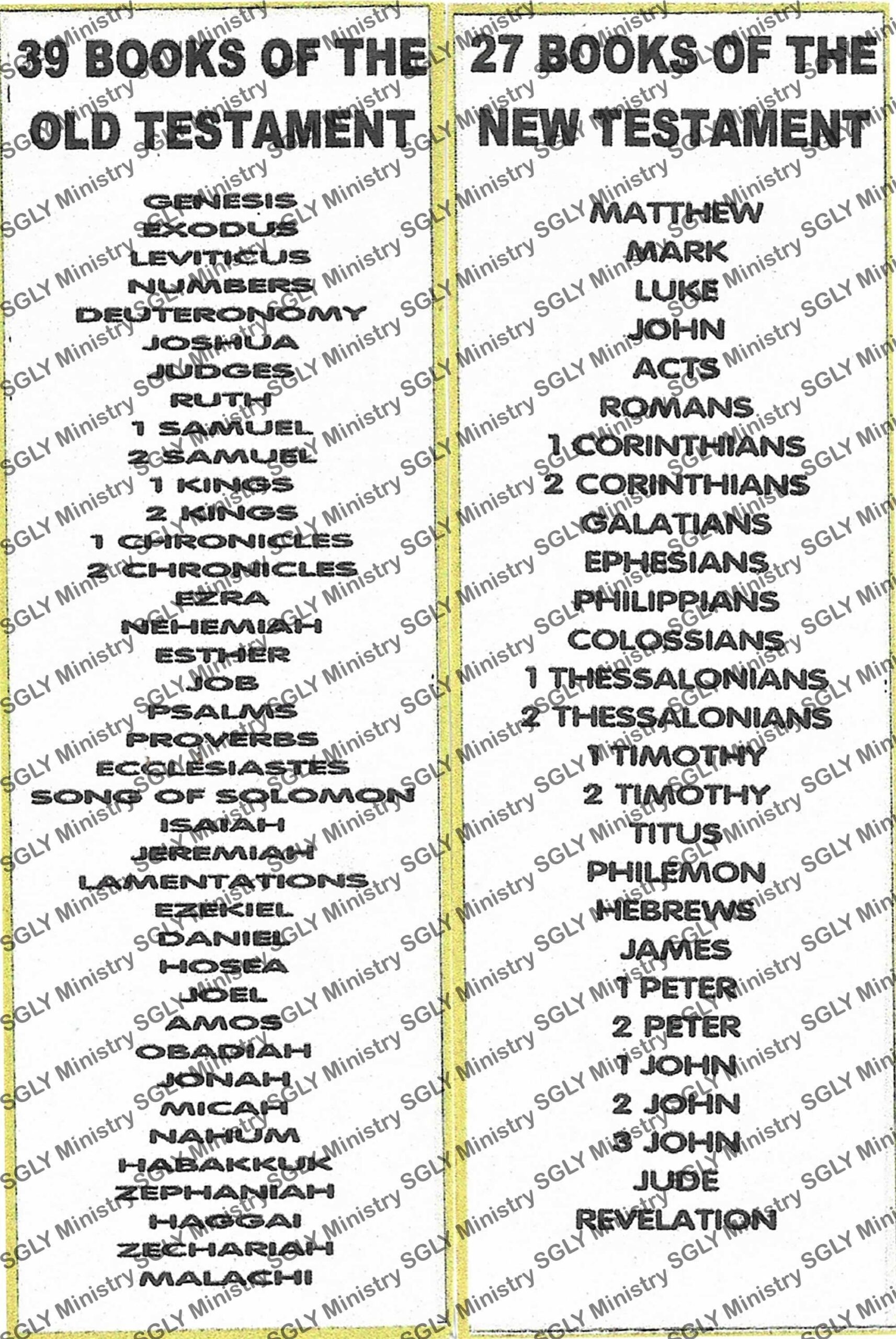 Books Of The Bible Bookmarks 10 Printable Bookmarks Digital Download Etsy