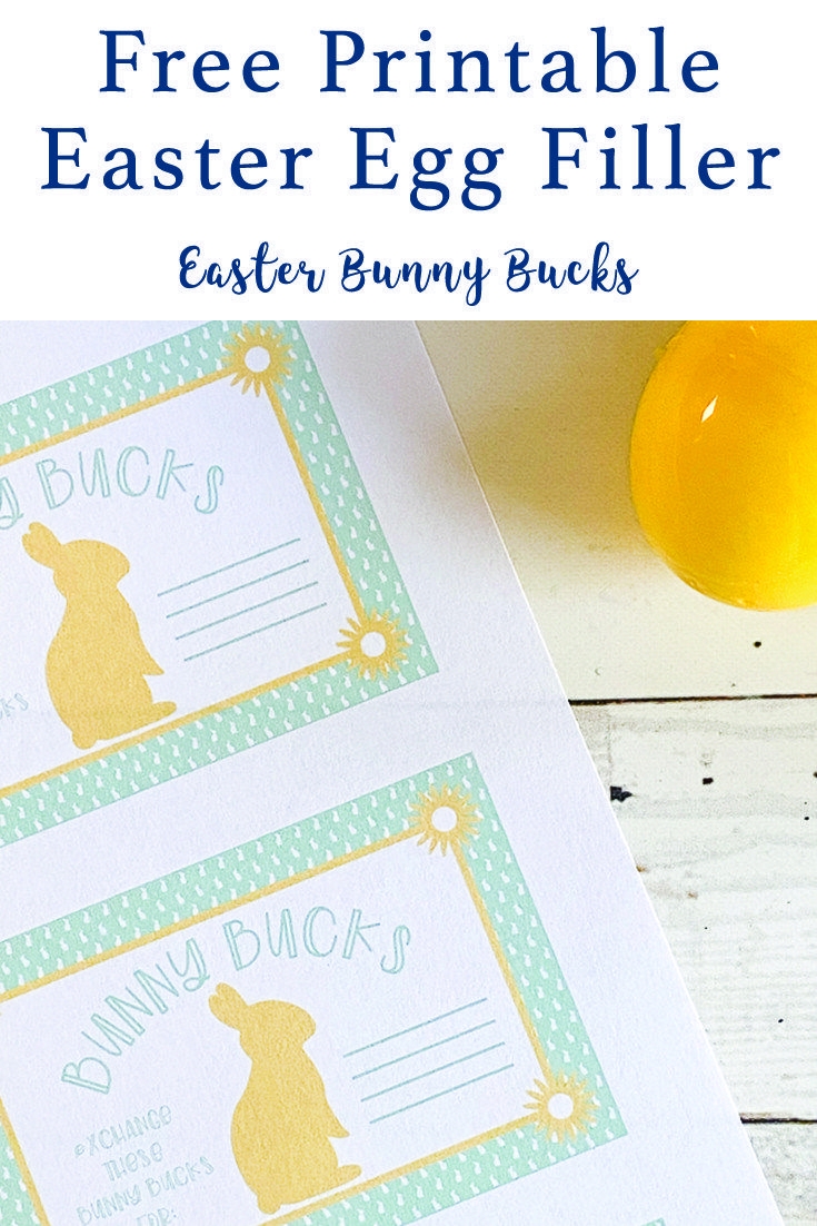 Bunny Bucks Easter Printable Everyday Party Magazine Easter Printables Easter Printables Free Easter Coupons