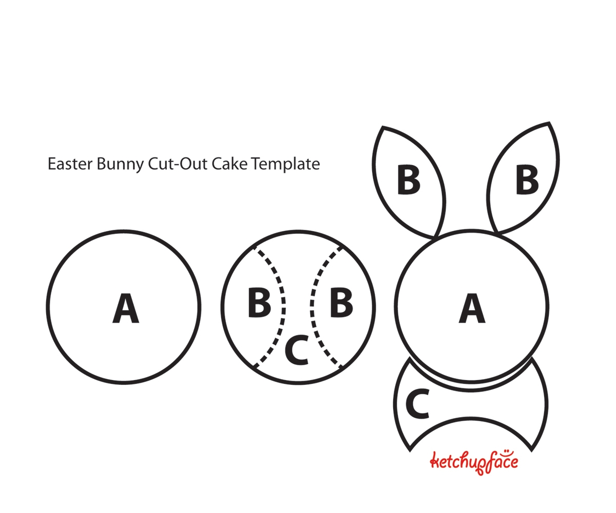 Bunny Cake The Easiest Cut out Cake You ll Ever Make Ketchupface