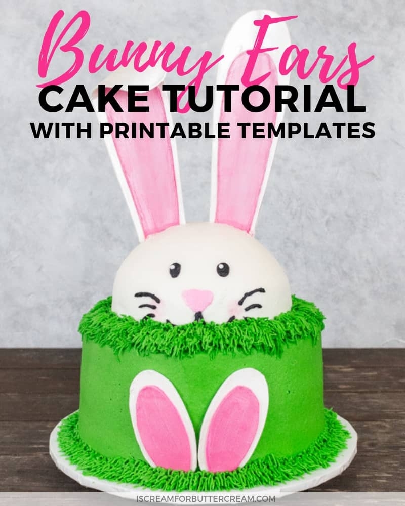 Bunny Cake Template Printable