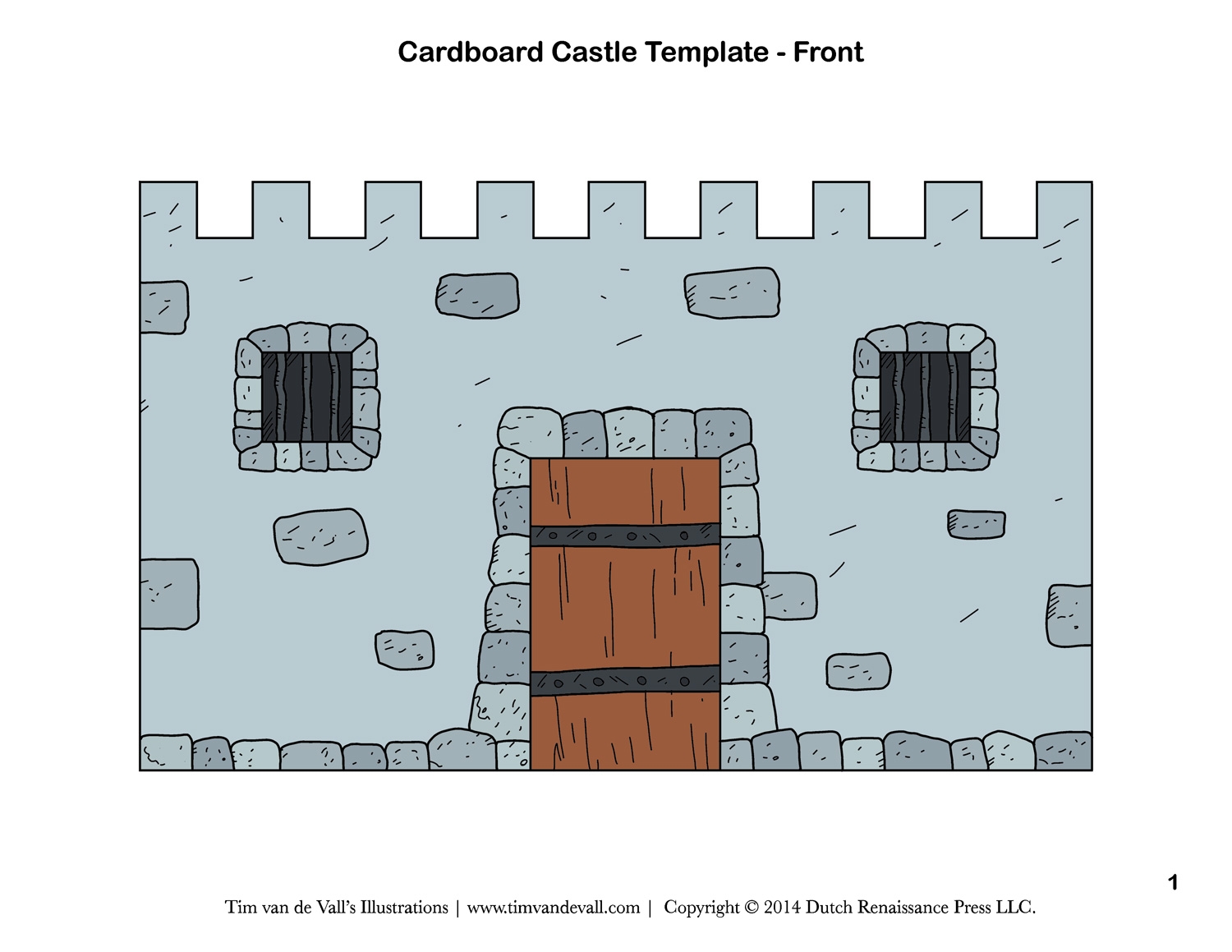 Cardboard Castle For Kids Tim s Printables