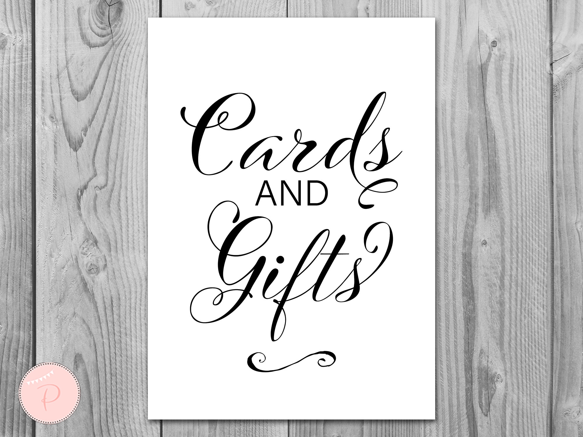 Cards And Gifts Sign Download Decoration Printable Sign Wedding Thank You Sign Engagement Party Thank You Sign TG00 Sign TH00 Etsy