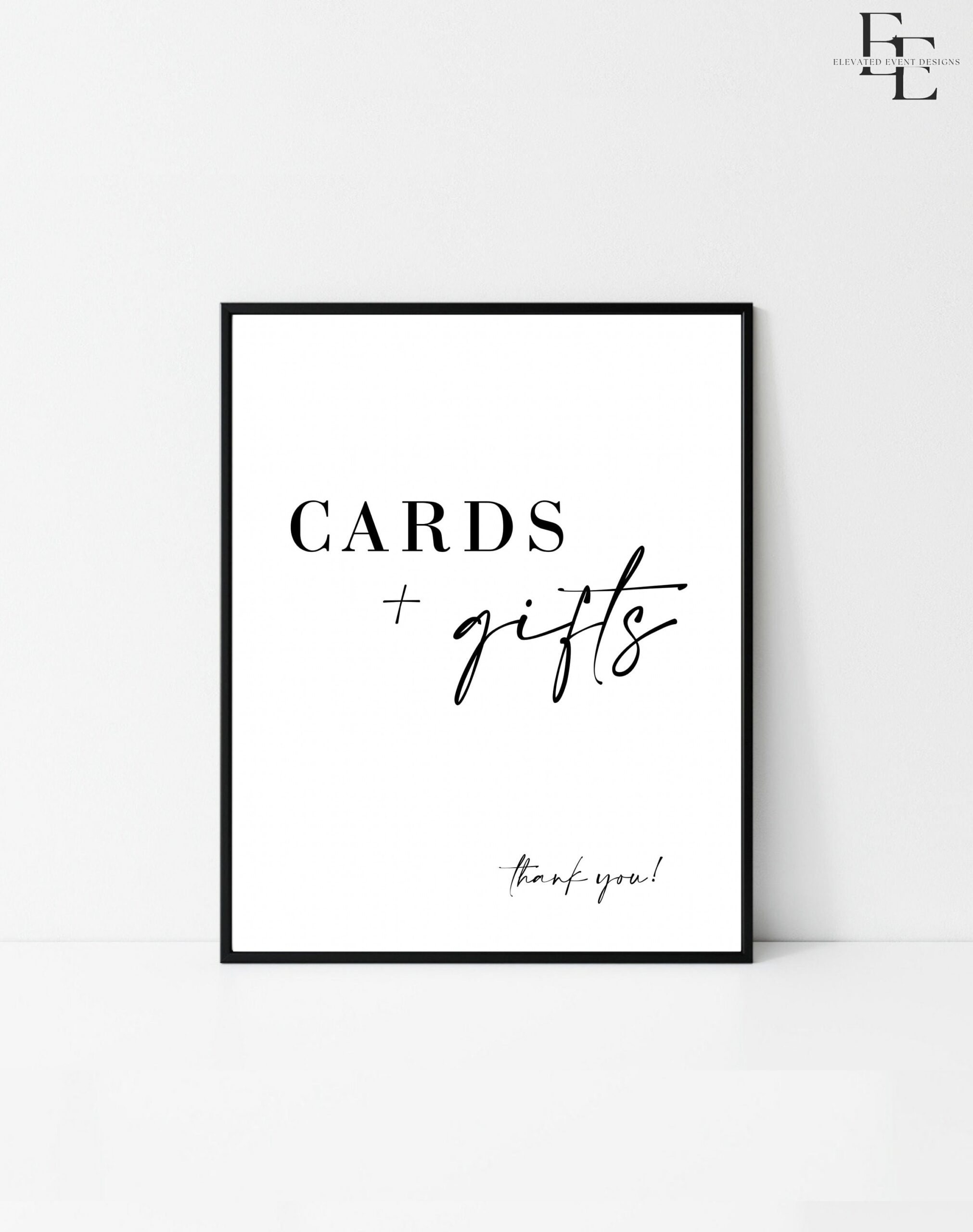 Cards And Gifts Sign Modern Wedding Cards Table Sign Minimalist Wedding Card Box Sign 5x7 8x10 Editable Template Canva Etsy
