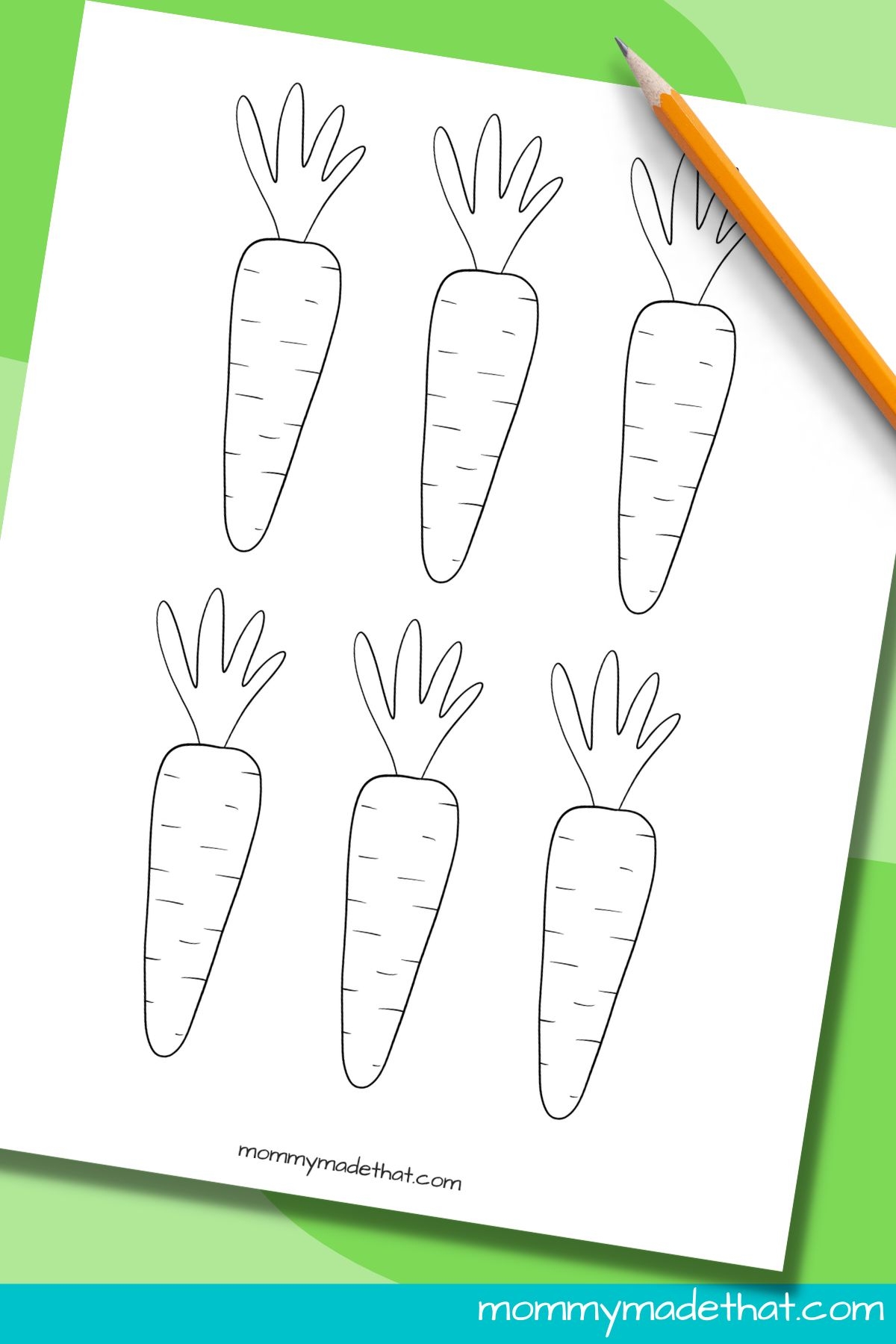 Carrot Templates Free Printable Outlines 