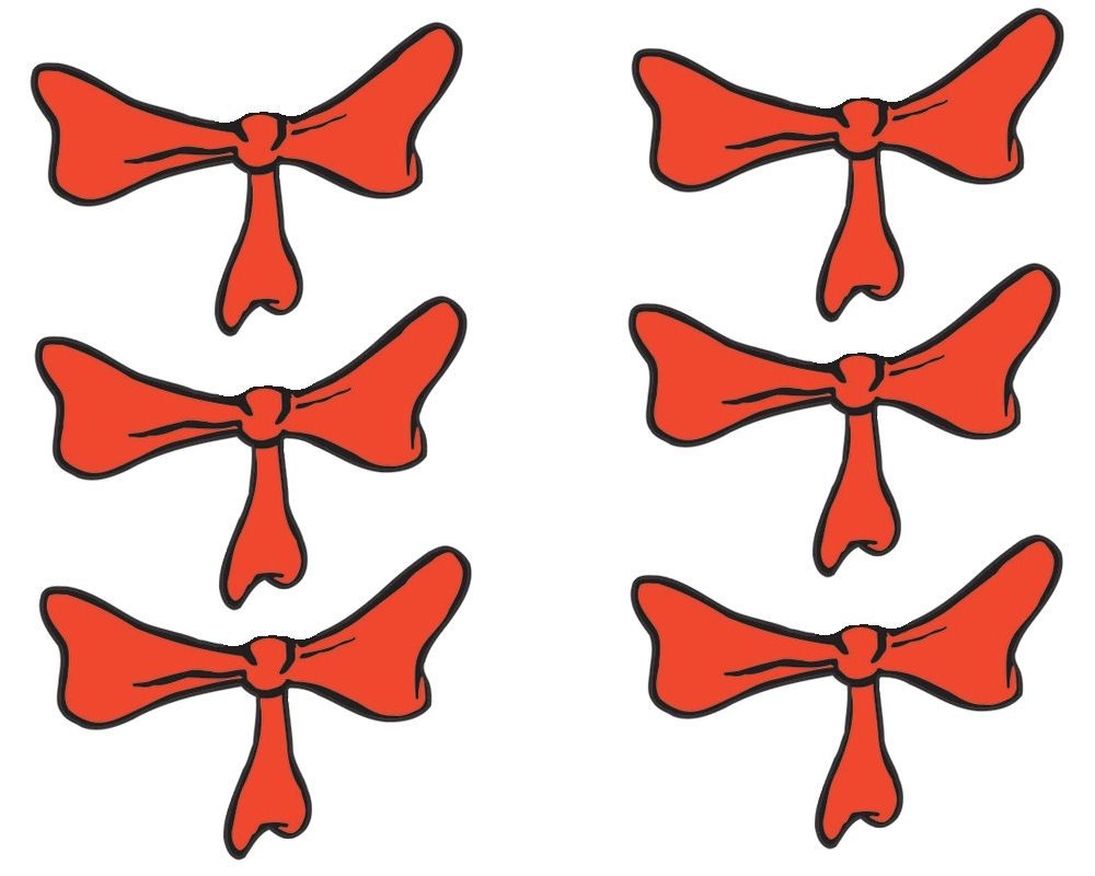 Cat In The Hat Bow Tie Pattern Clipart Tie Template Seuss Crafts Dr Seuss Crafts