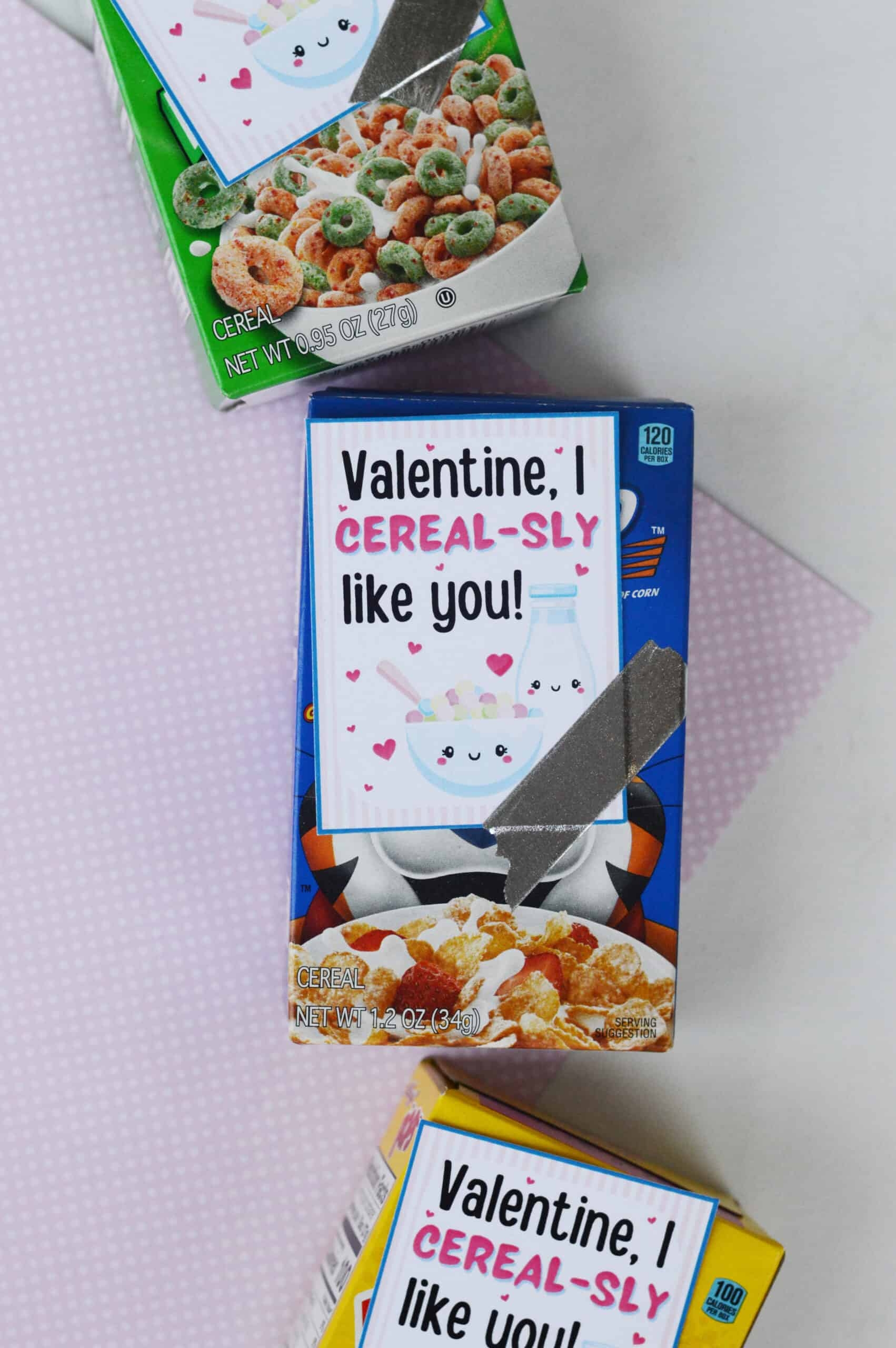 Cereal Valentines Making Frugal FUN