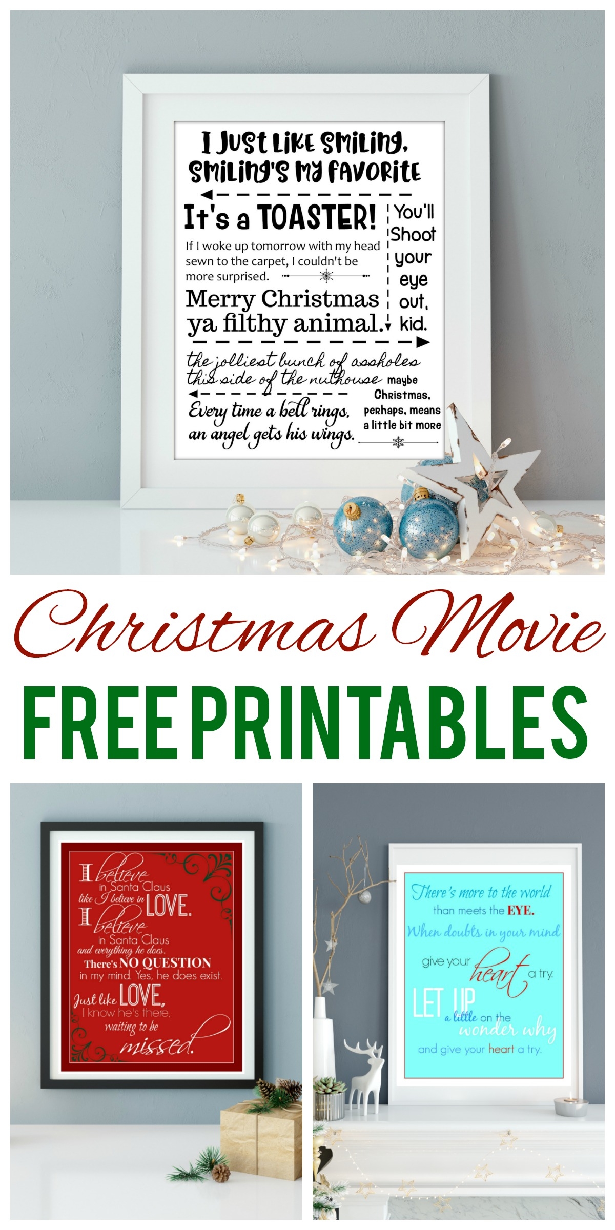 Christmas Movie Quote Free Printables