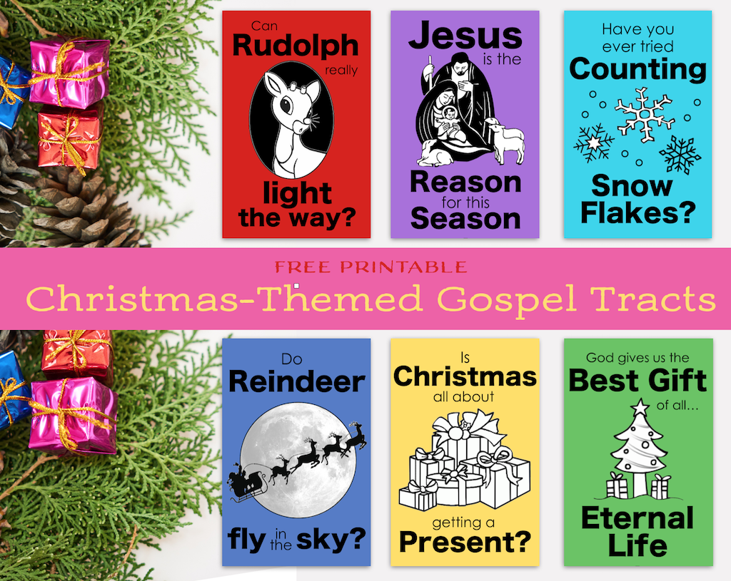Christmas Themed Gospel Tracts Gospel Tracts Free Christmas Printables Gospel
