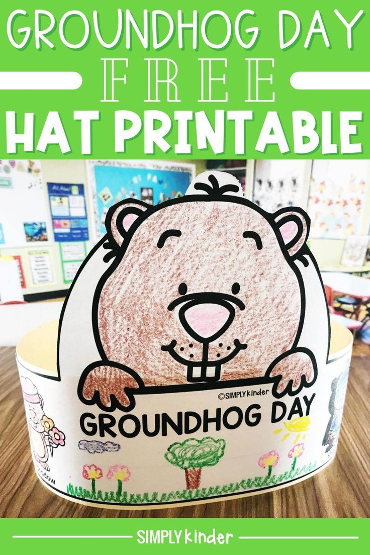 Groundhog Day Hat Printable