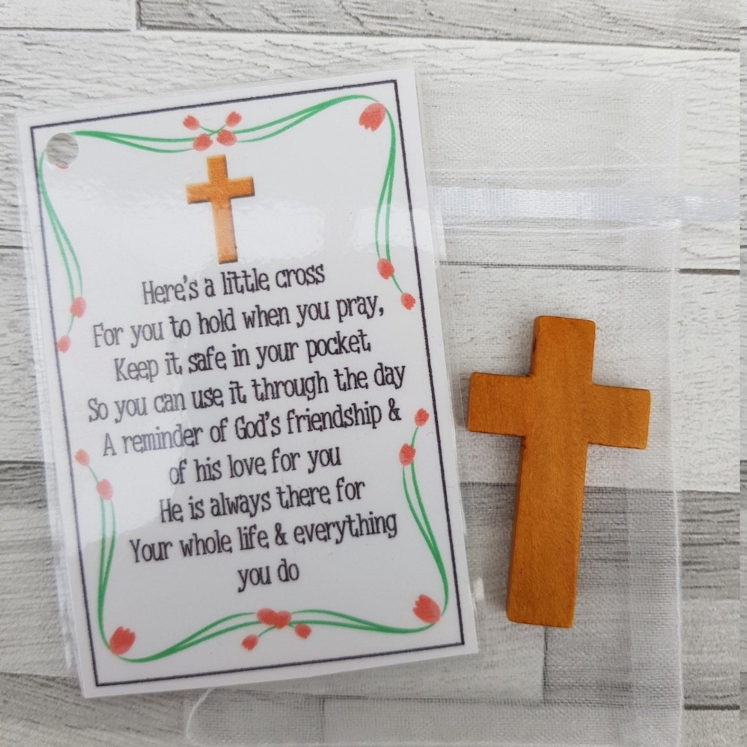 Cross In My Pocket Faith Cross Religious Gift God jesus Faith Reminder Comfort In Jesus Gift Remembrance Token Anxiety Aid Etsy Israel