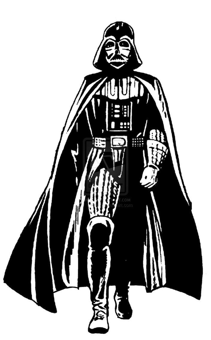 Darth Vader Stencil Star Wars Icons Star Wars Fan Art