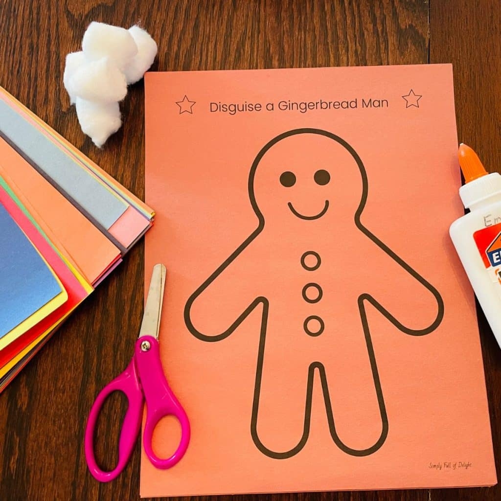 Disguise A Gingerbread Man Ideas Free Printable Simply Full Of Delight