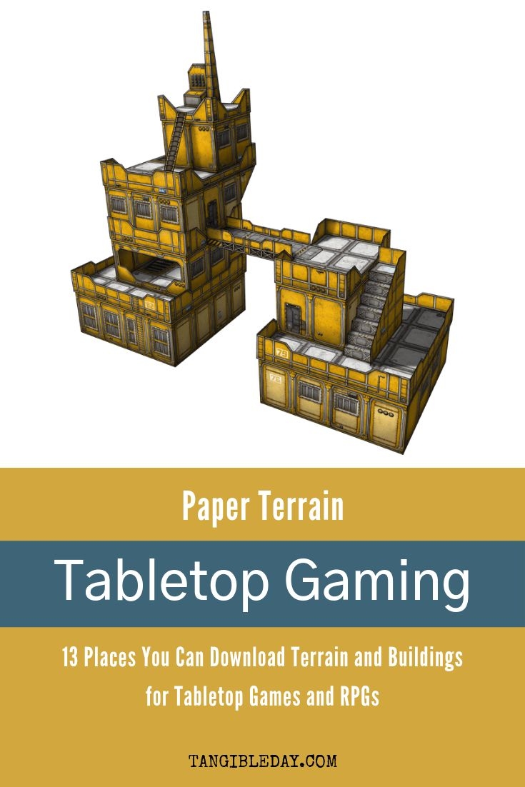 Download Paper Terrain Warhammer 40k Infinity Miniatures And More Paper Crafts Warhammer Tabletop Games