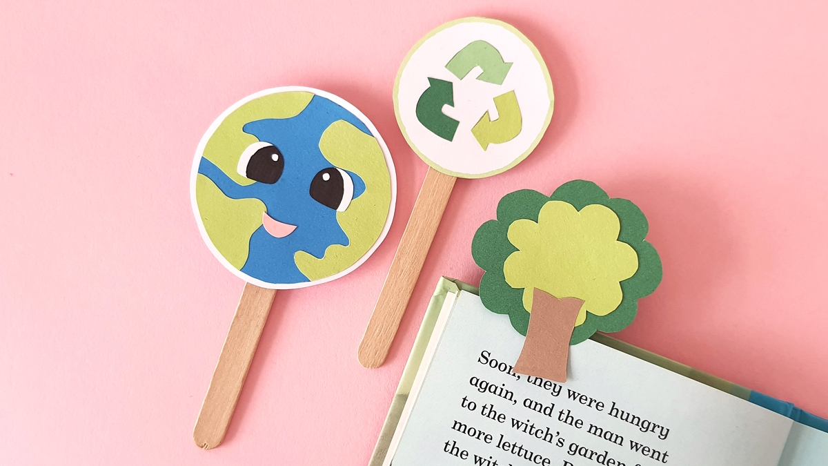 Earth Day Bookmarks Free Printable Template