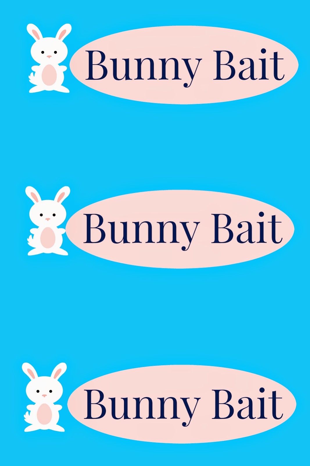 East Coast Mommy Bunny Bait with Free Printable Tags 