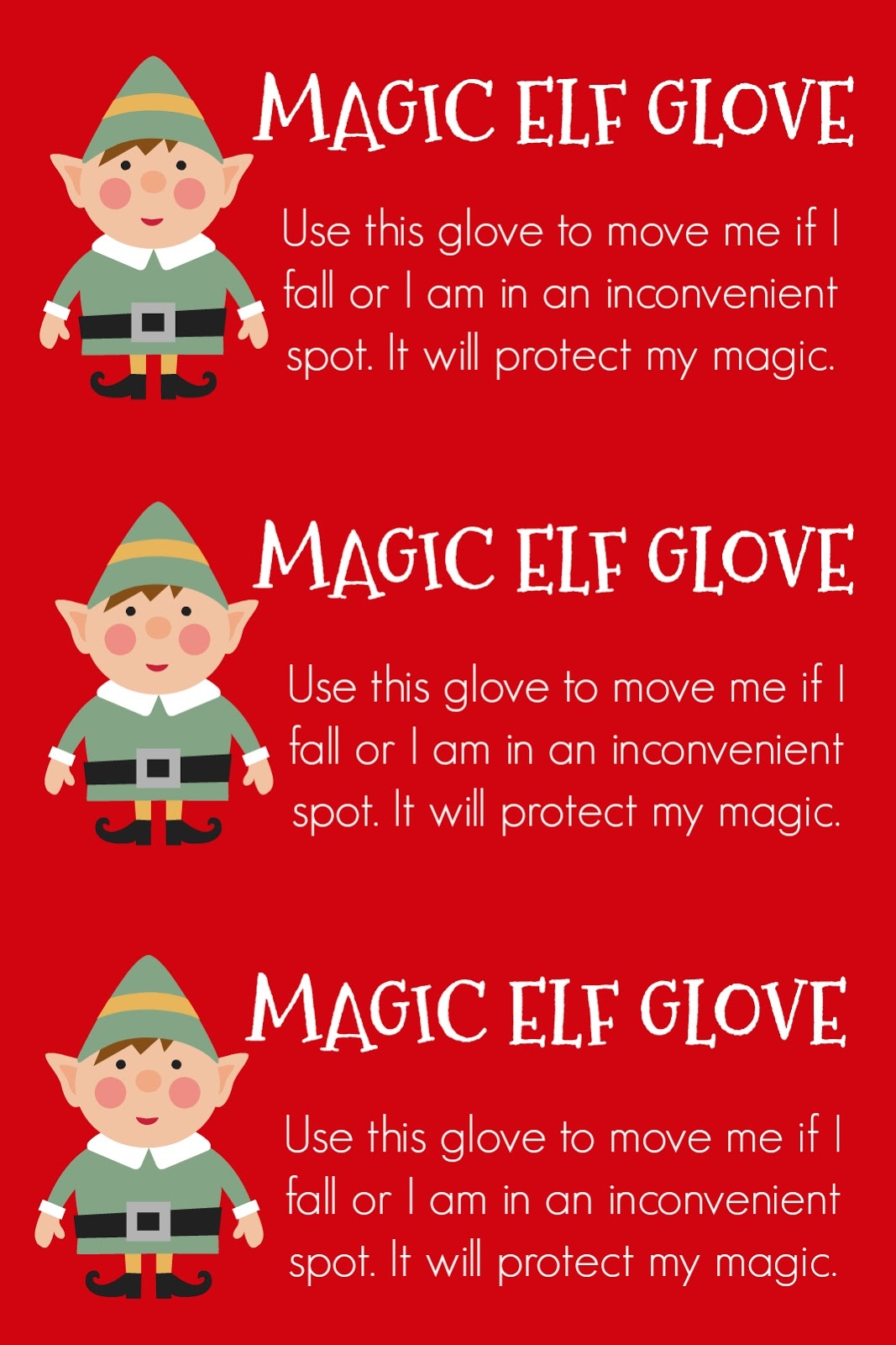 East Coast Mommy Magic Elf Glove Tutorial And Free Printable Tags