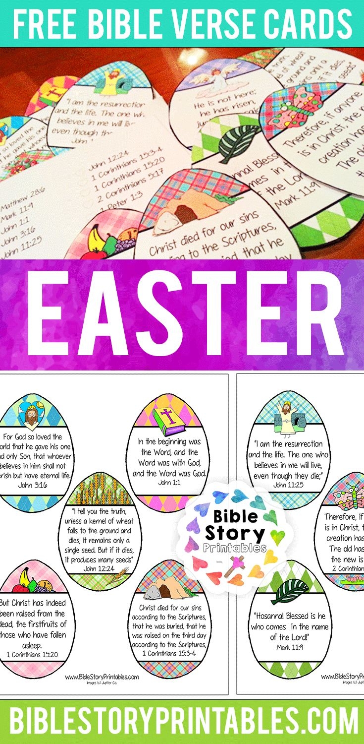 Easter Is The Celebration Of The Resurrection Of Jesus Christ This Collection Of Printable Bible Verse Easter Bible Verses Bible Verse Cards Verses For Cards
