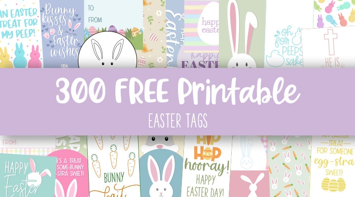 Easter Tags 300 FREE Printable Gift Tags Printabulls
