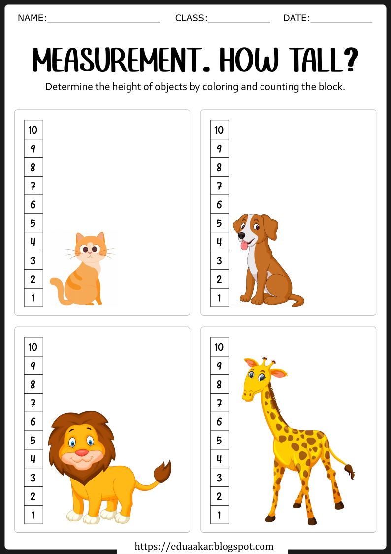 Engaging And Interactive Measurement Worksheets For Kids Measurement Worksheets Worksheets For Kids Measurement Activities