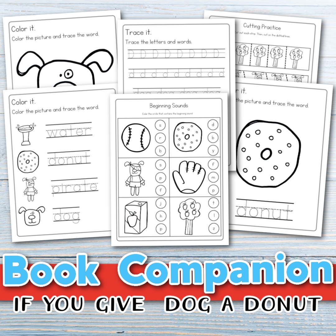 Enjoy Storytime Fun With If You Give A Dog A Donut Free Printables