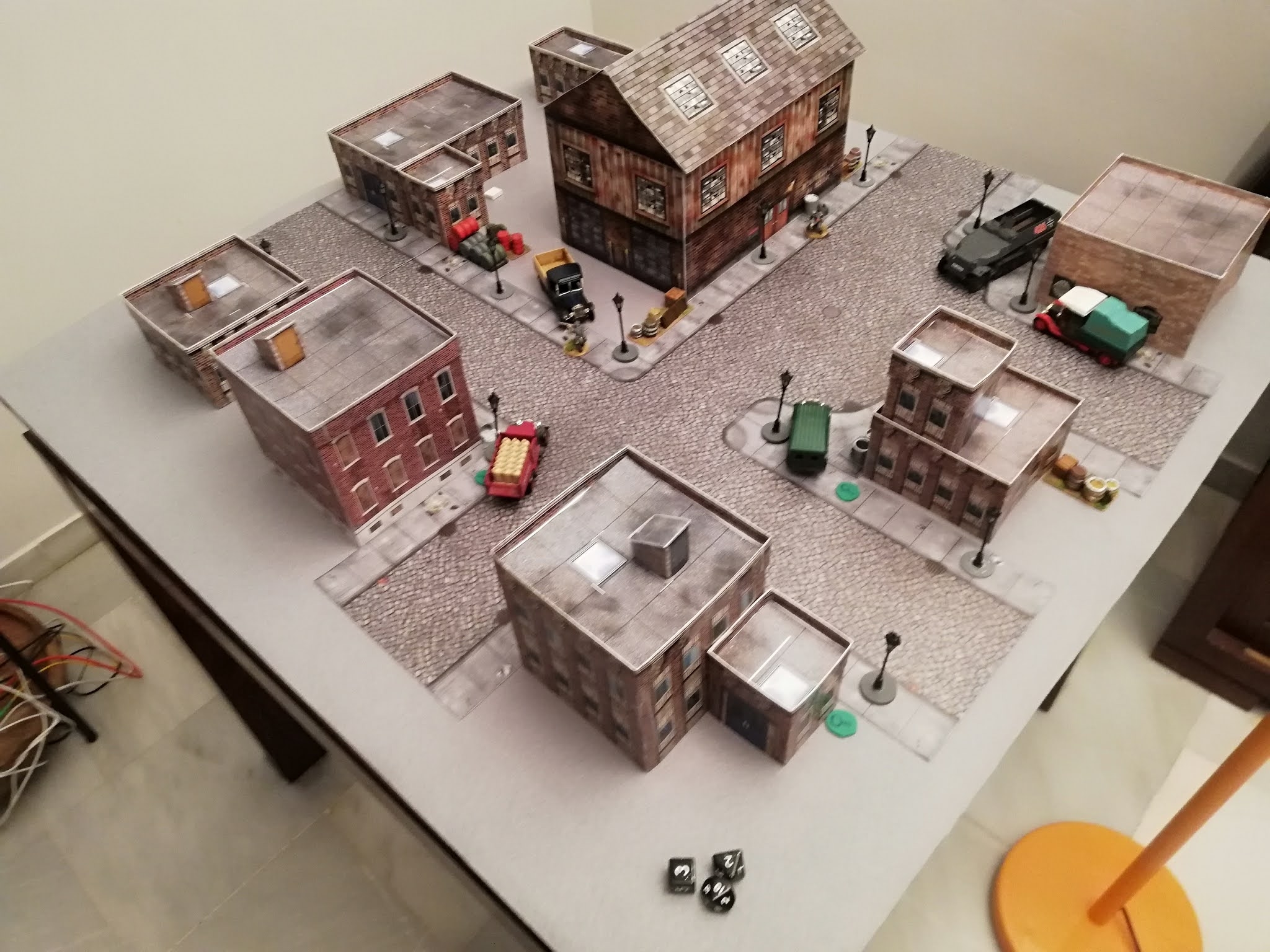FEAR OF THE DARK SKIRMISH WARGAME PAPERCRAFT BUILDINGS AND TERRAIN IN 28MM